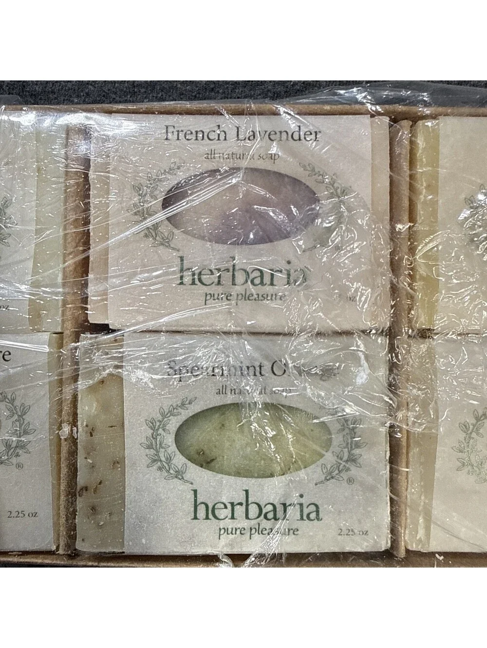 Herbaria Pure Pleasure All Natural Soap 6 Bar Themed Gift Set - Best Sellers